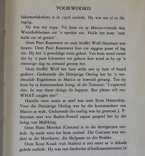 Waterbobbejaan deur Ben Venter. Legende uit die bosveld van Marico.