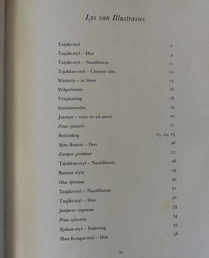 Die Suid-Afrikaanse Bonsai-Boek deur Doug Hall en Don Black
