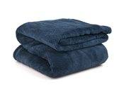 Navy Blue Fleece Blanket For Winter (125*150)