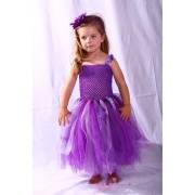 Little Girls Designer TUTU Dress PRETTY PURPLE (FIRST ON BOB AND AMAZING)