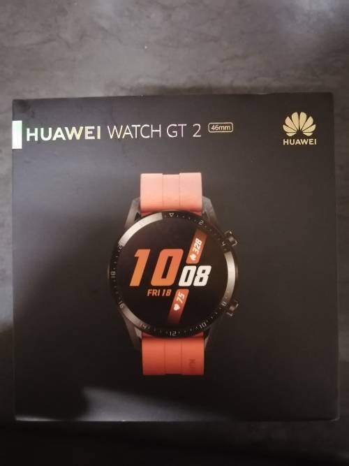 Huawei Watch GT 2 Sport Smartwatch (46mm)  Sunset Orange (Sealed in box)
