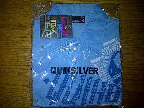 Mens Quicksilver Golf Shirt - XL