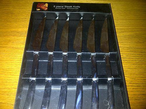 Set of 6 steak knives