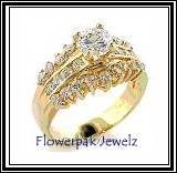**FREE GIFT R50.00!!**DELIGHTFUL 3 IN 1 WEDDING RING size7-10
