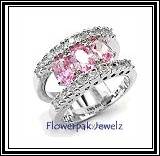 **FREE R150.00 GIFT** Gorgeous Pink simulated diamond FASHION ring!!size 6/7/10