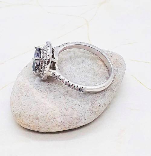 Mystic Rainbow Topaz Sterling Silver Ring