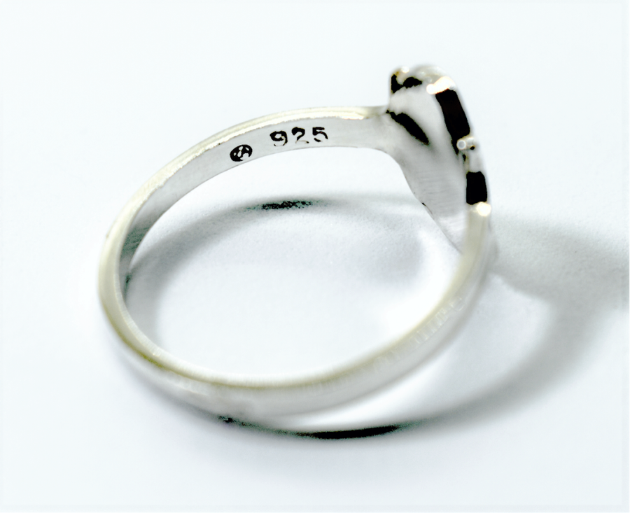 Shield Signet Sterling Silver Ring