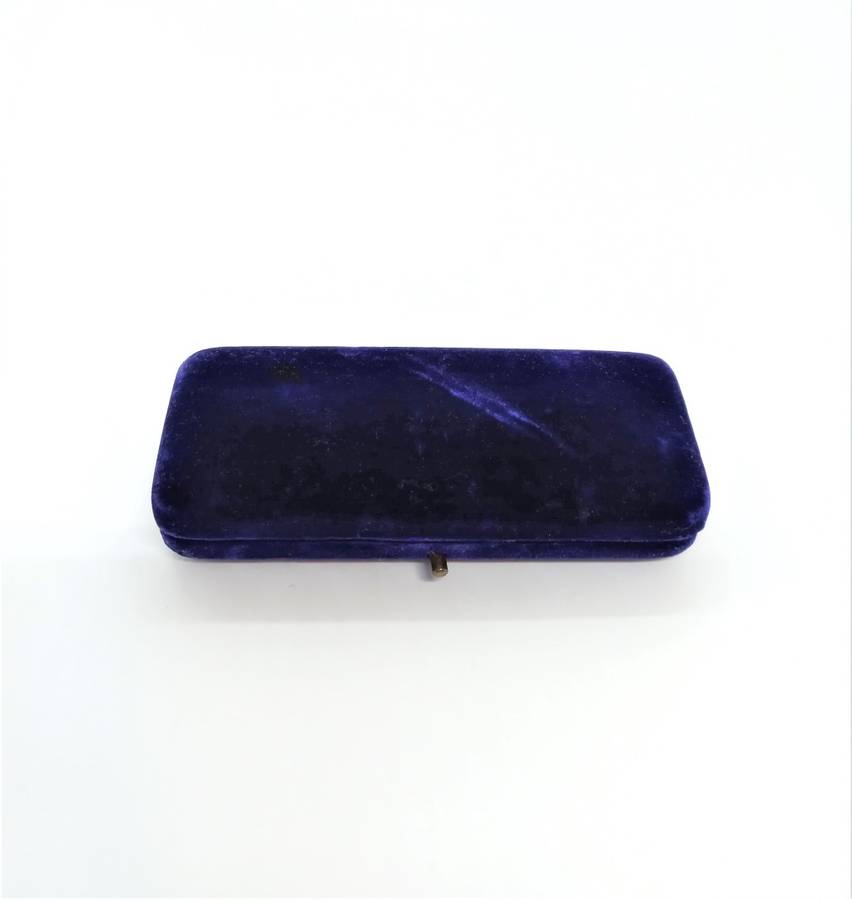 Art Deco Sterling Silver Marcasite Brooch in Original  Box