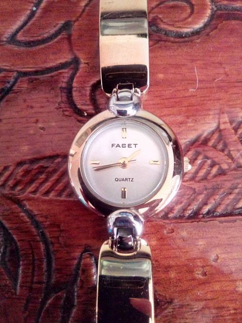 Gorgeous NEW STERNS Facet two-tone watch