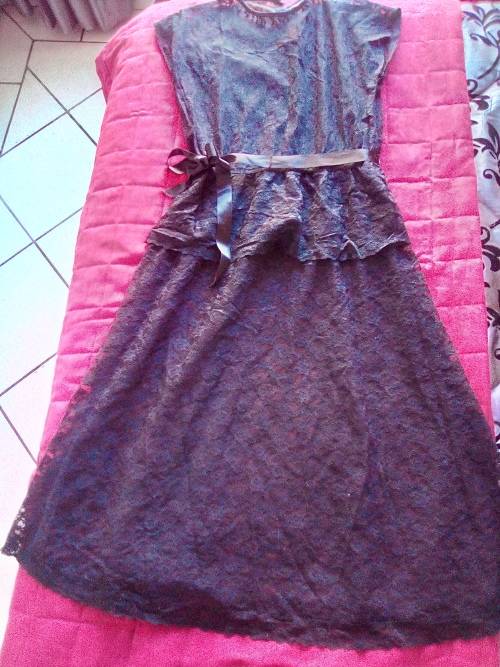 BEAUTIFUL Vintage Black Lace Dress