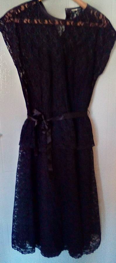 BEAUTIFUL Vintage Black Lace Dress