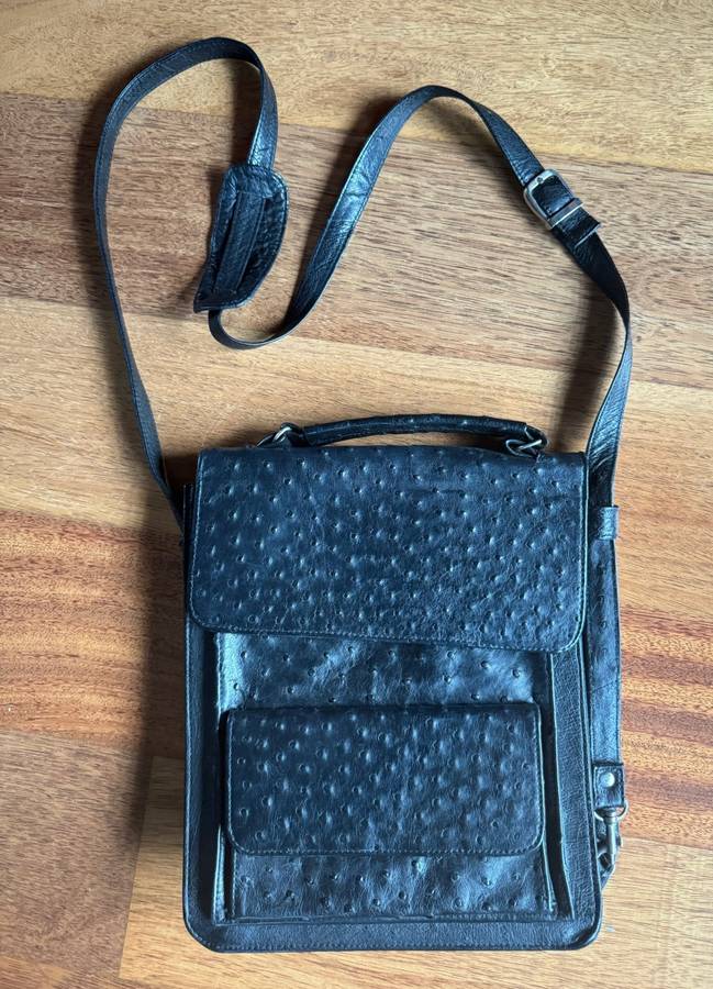 OSTRICH LEATHER BAG