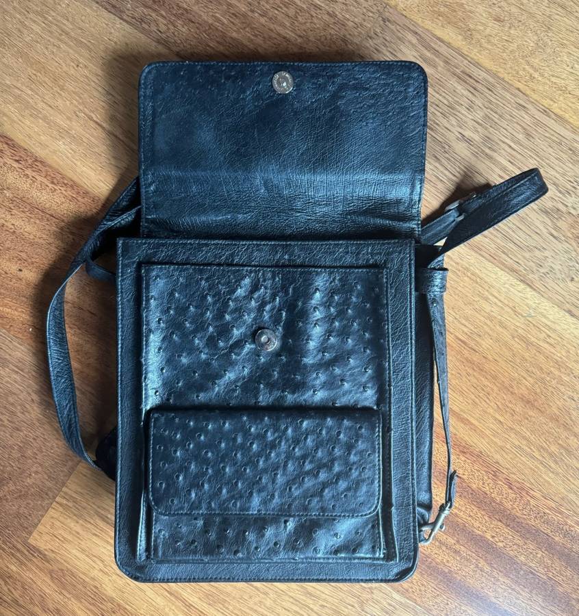 OSTRICH LEATHER BAG