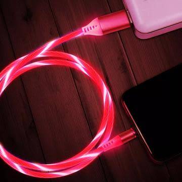 3-in-1 Magnetic Stream-Optic Charge Cable - Micro USB/Lightning/Type-C - 360° Rotary Interface.