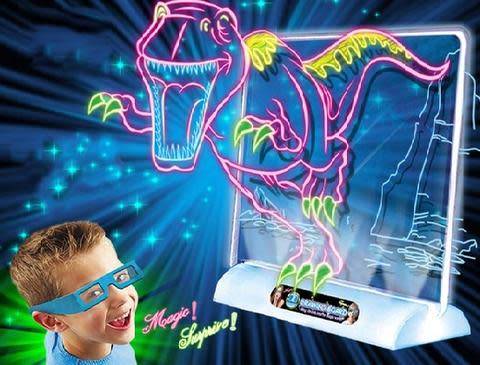 Magic LED 3D Drawing Board / Pad - Get Creative In Your Own 3D World!!!