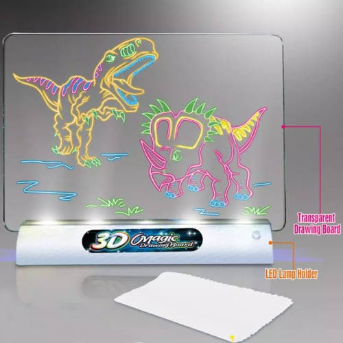 Magic LED 3D Drawing Board / Pad - Get Creative In Your Own 3D World!!!