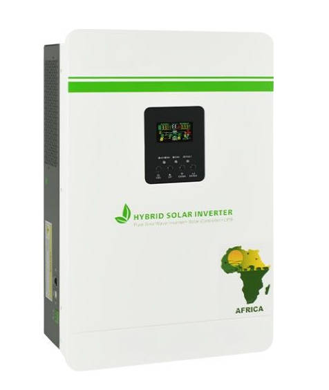 1.2KVA Pure SineWave Hybrid Inverter - 50Amp PWM Built In Solar Charge Controller - 12V - UPS