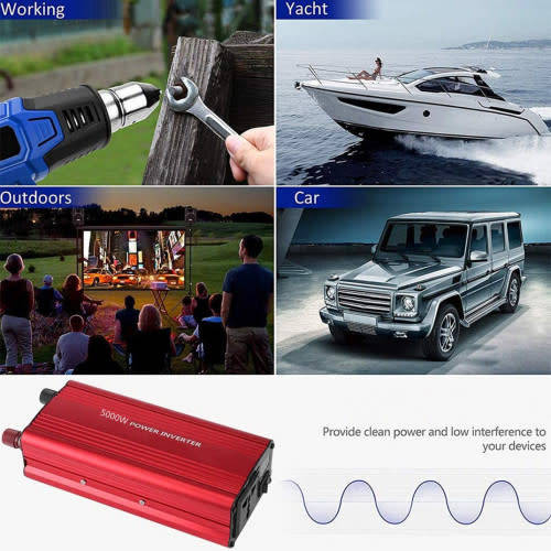5000w Power Inverter - Modified Sinewave - DC12V to AC220V