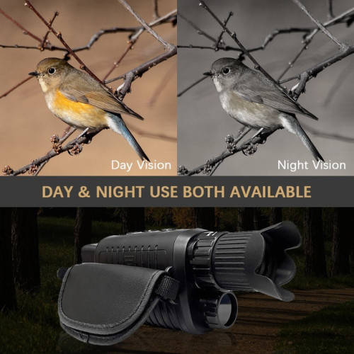 Digital Night Vision Monocular Camera Recorder - Manual Focus - Zoom Function