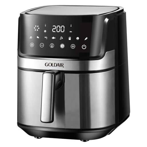 Goldair 8L Digital Air Fryer - 10 Preset Programs - 360 Degree Heat Circulation