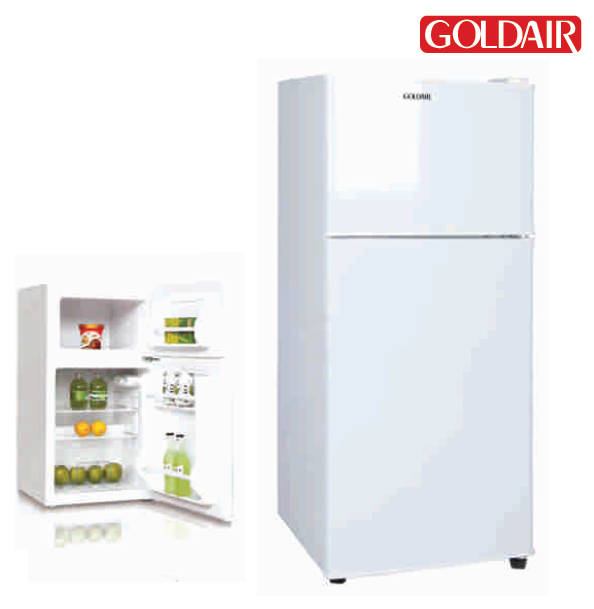 Brand New - Gold Air 130L Double Door Bar Fridge - Sealed in a Box - White