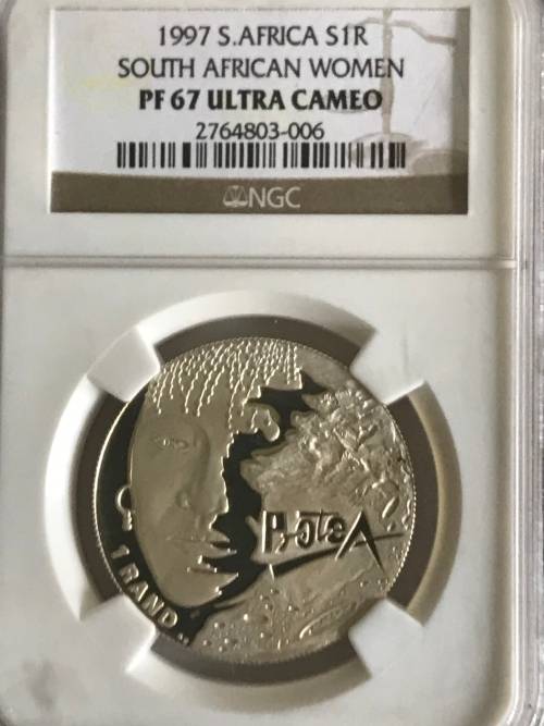 1997 South African Women PF 67 Ultra Cameo