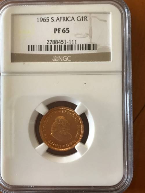 1965 Gold R1 PF65