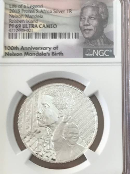 2018 Mandela Robbed Island PF69 Ultra Cameo