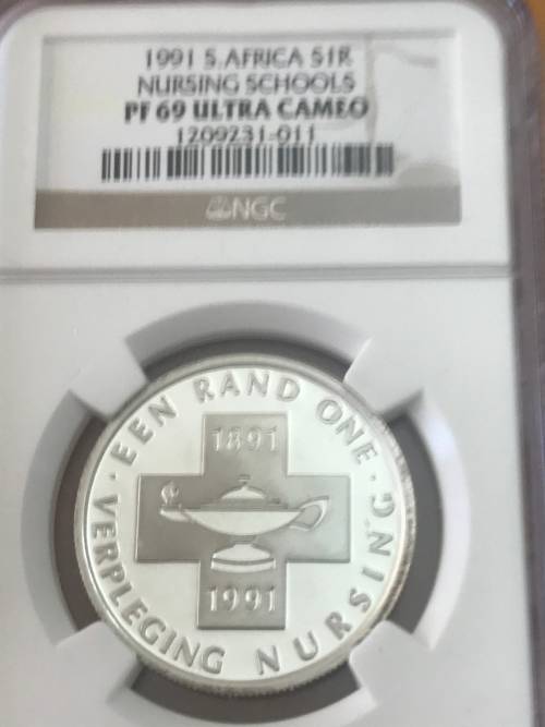 1991 Silver R1 Nursing Schools PF 69 Ultra Cameo