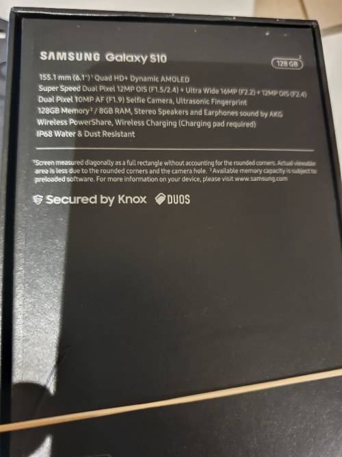 Samsung s128gb 10e Prism White Dual sim Icasa approved mint lnib boxed complete with warranty