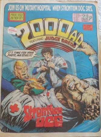 2000AD featuring Judge Dredd Prog 550