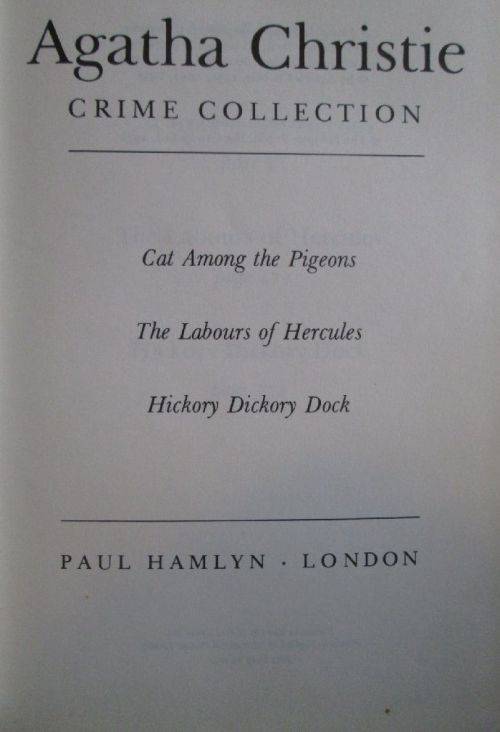 Agatha Christie Crime Collection - Cat Among the Pigeons, The Labours of Hercules, Hickory Dicory Do