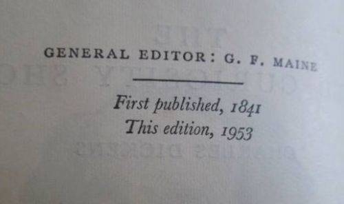 The Old Curiosity Shop - Charles Dickens - Collins