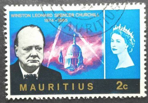 Mauritius 1966 The 1st Anniversary of the Death of Winston Churchill, 1874-1965 2c used