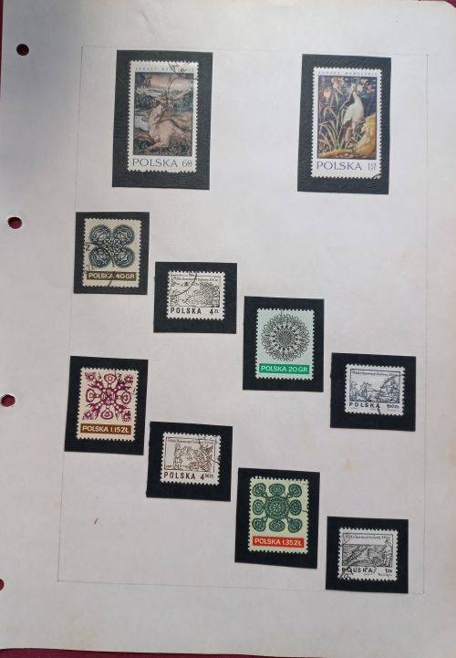Album Page Famous Paintings Poland used