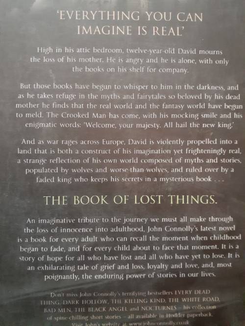 The Book of Lost Things - John Connolly - Softcover - 310 Pages