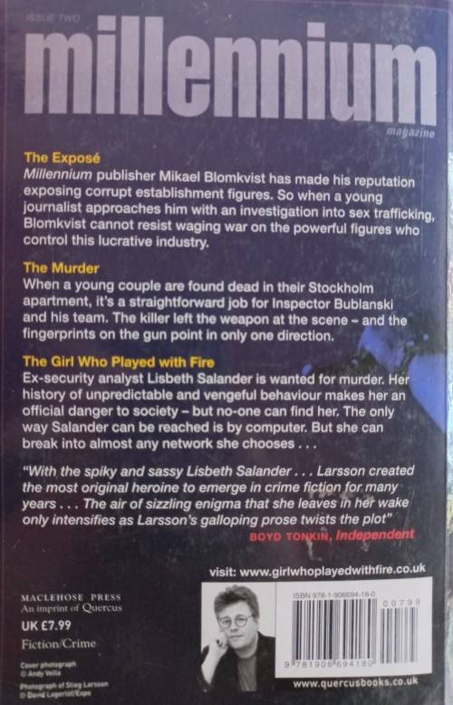 The Girl Who Played With Fire - Stieg Larsson - Softcover - 569 Pages