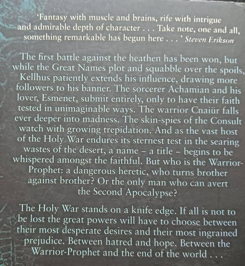 The Warrior Prophet - R Scott Bakker - Softcover - 740 pages