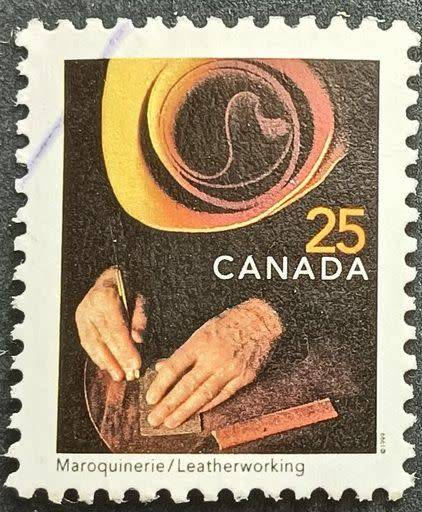 Canada 1999 Traditional Trades 25c Fiscally used