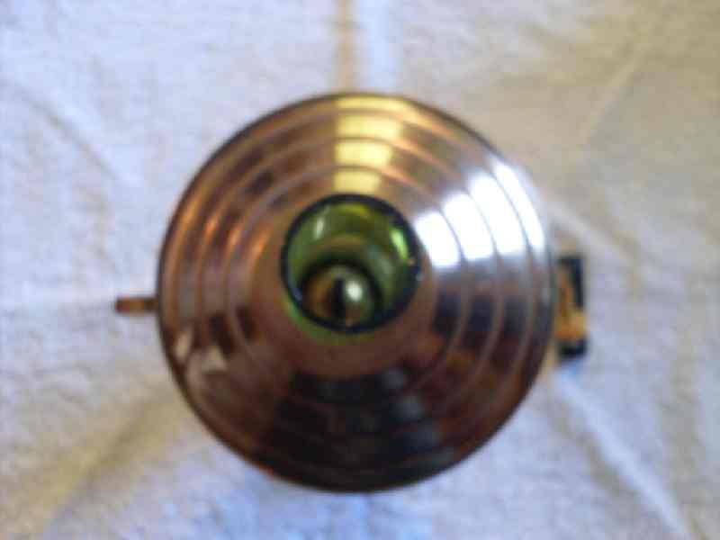 Small Copper + Glass Lamp