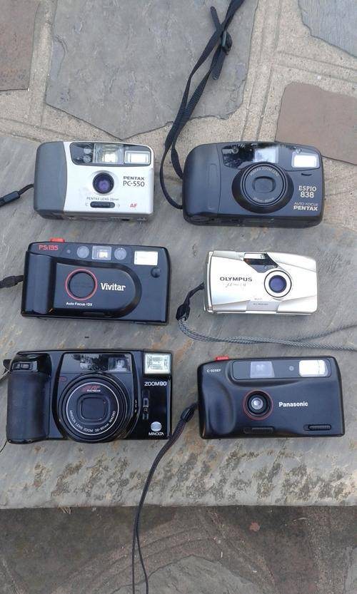 COLLECTION OF CAMERAS (WORKING) with CASES