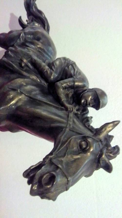 Horse and Jockey Ornament