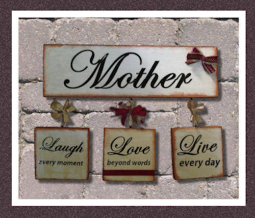 Mother's Day Gifts (Hanging Wood Decor)