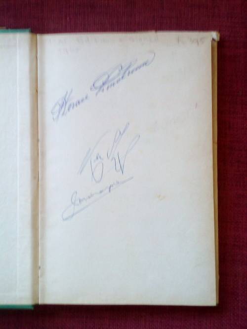 Snooker: Against the Nap by Ken Shaw. 1st ed 1965 signed. H/C with jacket. 160 pp.