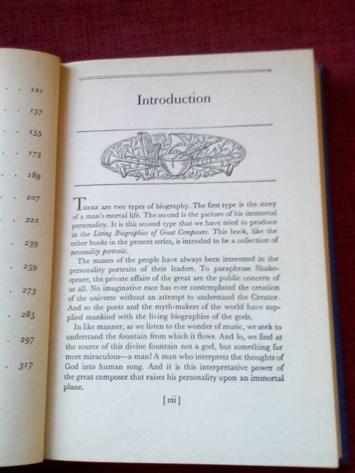 Living Biographies of Great Composers by H Thomas and DL Thomas. 1946. H/C. 326 pp.