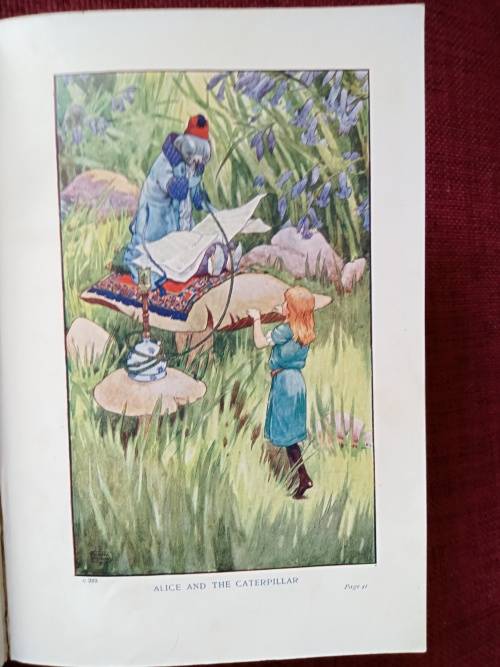 Alice`s adventures in wonderland by lewis carroll--hardcover no date