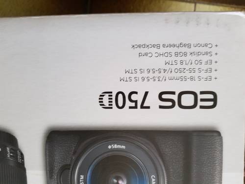 Canon EOS 750D DSLR Create Bundle **BRAND NEW SEALED**