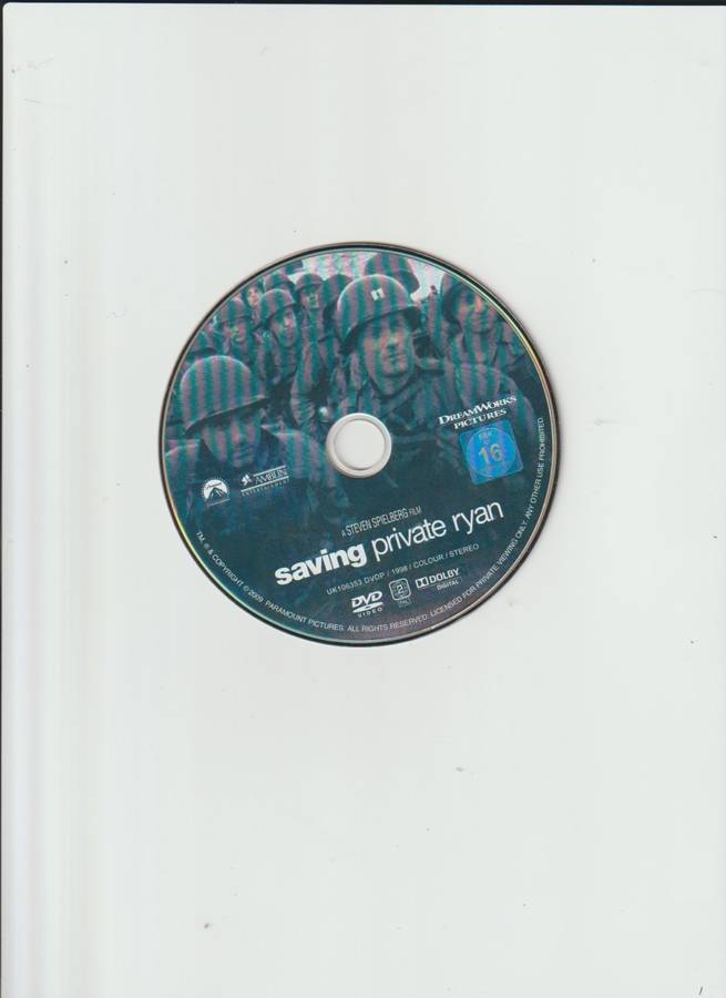 Saving Private Ryan (1998) DVD movie action drama war army collectable recce