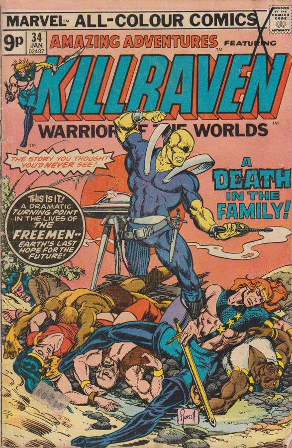 Marvel Comics Amazing Adventures (1970 2nd Series) #34 rare vintage old collectable