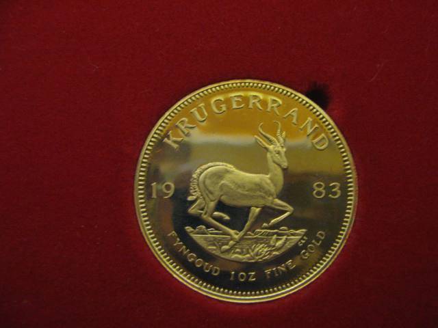 1983 1 Oz KRUGERRAND PROOF  IN SAM BOX